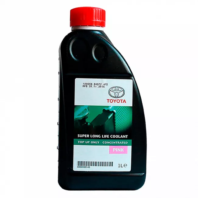Антифриз Toyota Super Long Life Coolant G12+ розовый 1л (0888980140)