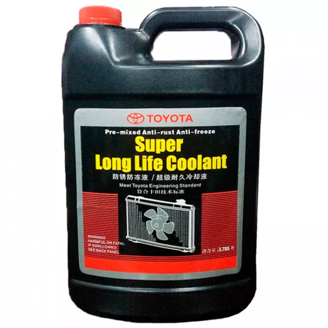 Антифриз Toyota Super Long Life Coolant G12+ -37°C рожевий 3,78л (0888980082)