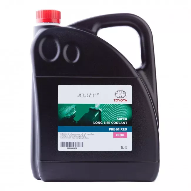 Антифриз Toyota Super Long Life G12 -37°C розовый 5л (0888980072) Антифриз Toyota Super Long Life G12 -37°C розовый 5л (0888980072)