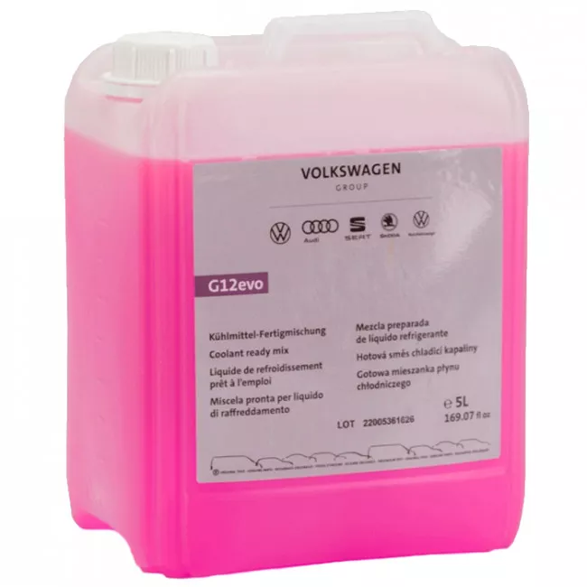 Антифриз VAG Coolant Ready Mix G12++ -26°C 5л (G12E040A3) Антифриз VAG Coolant Ready Mix G12++ -26°C 5л (G12E040A3)