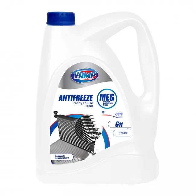 Антифриз ВАМП MEG G11 -40°C синий 10л (5783) Антифриз ВАМП MEG G11 -40°C синий 10л (5783)