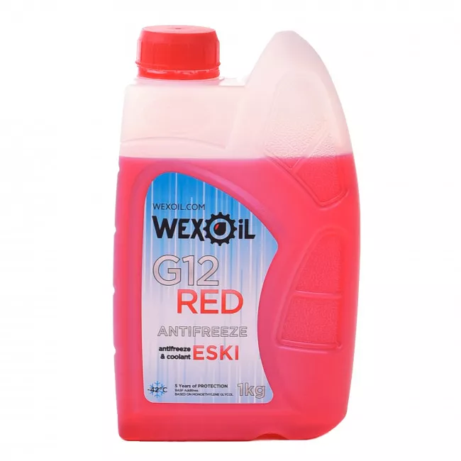Антифриз Wexoil ESKI G12 -40°C красный 1л (601952) Антифриз Wexoil ESKI G12 -40°C красный 1л (601952)