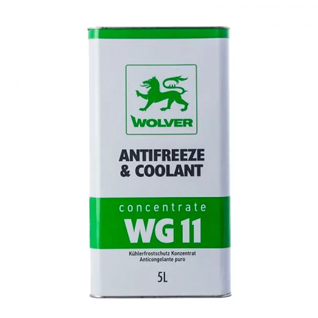 Антифриз Wolver Antifreeze Concentrate G11 -80°C зелений 5л (30785) (4260360944284)