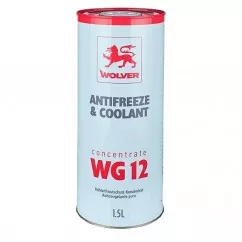 Антифриз Wolver Antifreeze & Coolant Concentrate G12 -80°C красный 1,5л