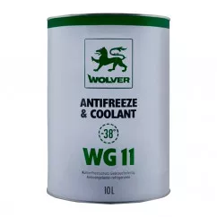Антифриз Wolver Antifreeze & Coolant Ready for use G11 -40°C зелёный 10л