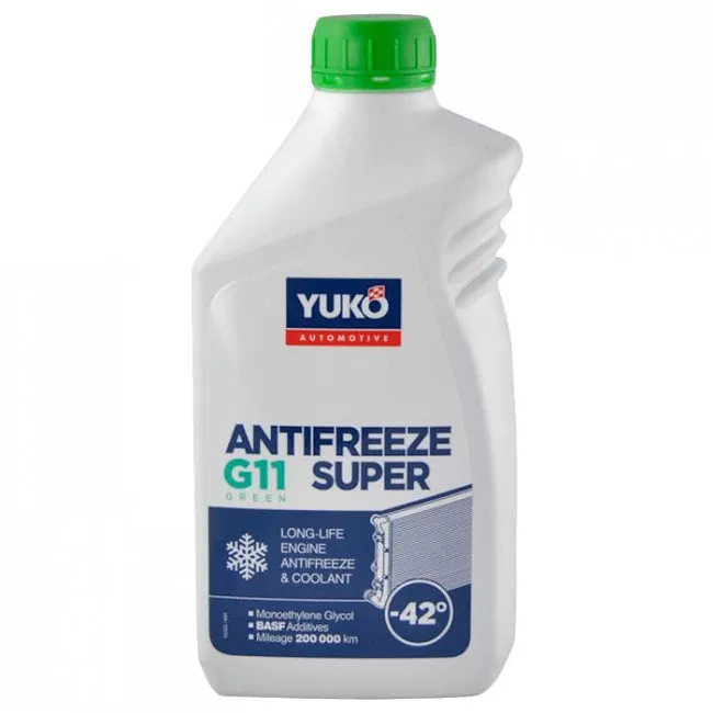 Антифриз Yuko Super G11 -40°C зелений 1л (4820070244465)