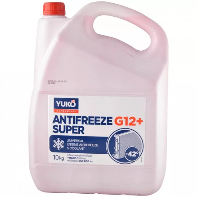 Антифриз Yuko Super G12+ -40°C красный 10л (248234) Антифриз Yuko Super G12+ -40°C красный 10л (248234)
