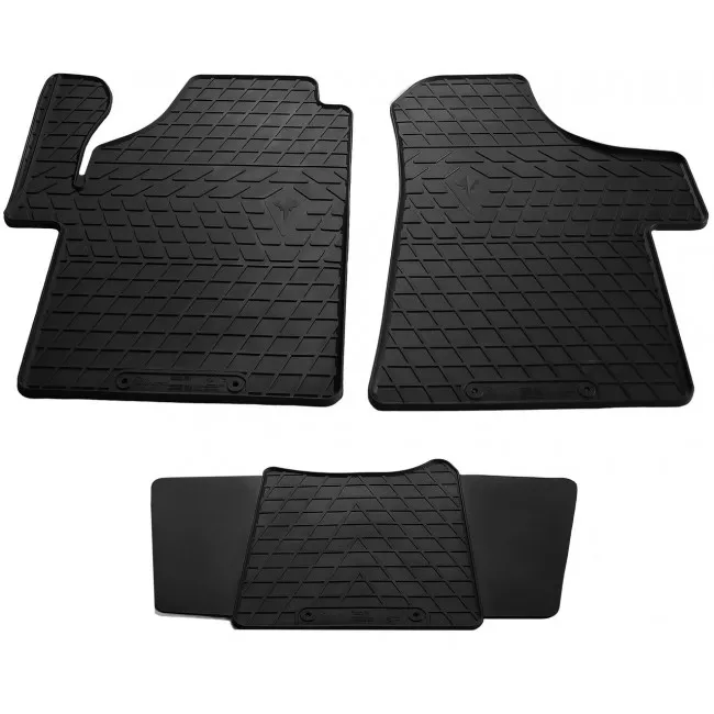 Автоковрики Stingray MERCEDES BENZ W639 Vito II 03-/Viano I 03- (design 2016) 3шт черные (1012293)