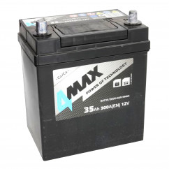 Автомобильный аккумулятор 4MAX AKUMULATORY 12В 35AH АзЕ 300А Са\Са (BAT35/300R/JAP/4MAX)