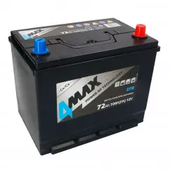 Аккумулятор 4MAX AKUMULATORY EFB 6СТ-72Ah (-/+) (BAT72/720R/EFB/JAP/4MAX)