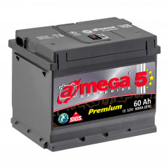 Аккумулятор A-MEGA Premium 6СТ-60 (+/-) (AP-60-1)