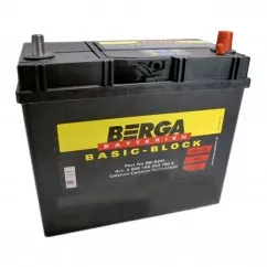 Акумуляторна батарея Berga Basic Block 6СТ-45Ah (-/+) (545155033)