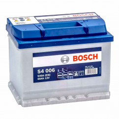 Аккумулятор Bosch S4 6CT-60Ah (+/-) (0092S40060)