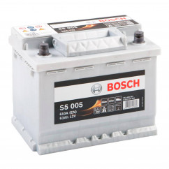 Аккумулятор Bosch S5 6CT-63Ah (-/+) (0092S50050)