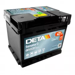 Аккумулятор DETA Senator 3 6CT-47Ah (-/+) (DA472)
