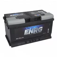 Автомобільний акумулятор ENRG 12В 80AH АзЕ 740А BUDGET (ENRG580406074)