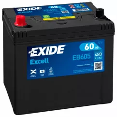 Автомобильный аккумулятор EXIDE 6СТ-60 Аз EXCELL (EB605)