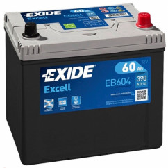 Автомобильный аккумулятор EXIDE 6СТ-60 АзЕ EXCELL (EB604)
