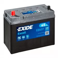 Акумулятор Exide Excell 6СТ-45Ah (+/-) (EB457)