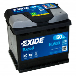 Автомобильный аккумулятор EXIDE Excell 6СТ-50Ah АзЕ 450A (EN) EB500 (76226)