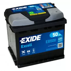 Автомобильный аккумулятор EXIDE Excell 6СТ-50Ah АзЕ 450A (EN) EB500 (76226)