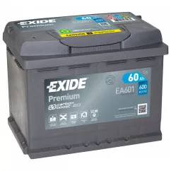 Аккумулятор Exide Premium Carbon Boost 2.0 6СТ-60Ah (+/-) (EA601)