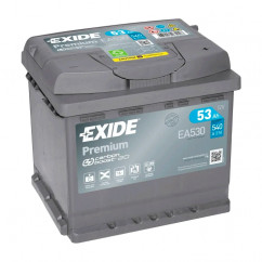 Автомобильный аккумулятор EXIDE Premium Carbon Boost 2.0 6СТ-53Ah АзЕ 540A (EN) EA530 (4884)