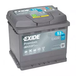 Автомобільний акумулятор EXIDE Premium Carbon Boost 2.0 6СТ-53Ah АзЕ 540A (EN) EA530 (4884)