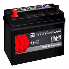 Автомобільний акумулятор Fiamm Titanium Black B24X 6СТ-45Ah 360А Аз (7905171)
