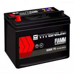 Аккумулятор Fiamm Titanium Black D26X 75 6СТ-75Ah (+/-) (7905189)