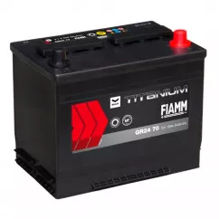 Автомобильный аккумулятор Fiamm Titanium BLK Jp GR24 70 6СТ-70Ah 540А АзЕ (79051830)