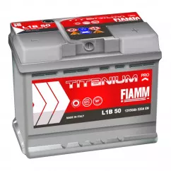 Автомобільний акумулятор Fiamm Titanium Pro L1B-50 6СТ-50Ah 520А (7905144)