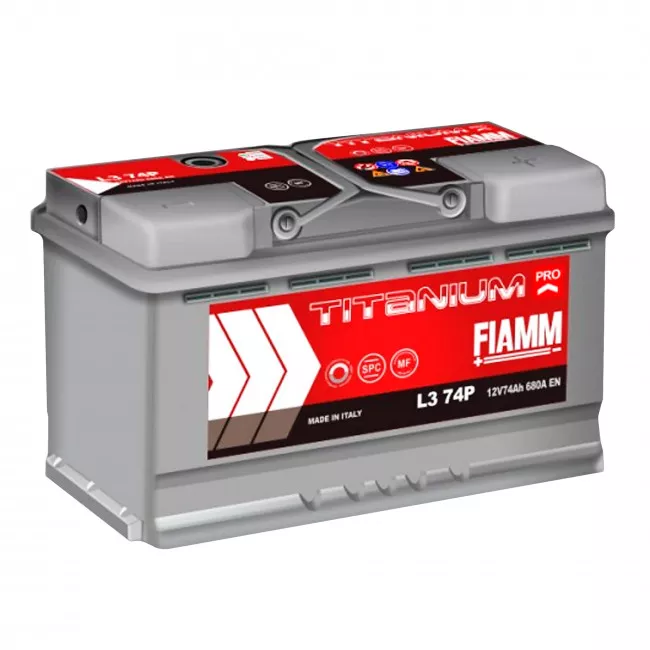 Автомобільний акумулятор Fiamm Titanium Pro L3 74P 6СТ-74Ah 680А (7905154)