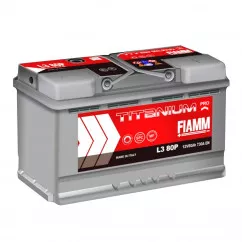 Аккумулятор Fiamm Titanium Pro L3 80P 6СТ-80Ah (-/+) (7905157)
