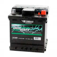 Автомобильный аккумулятор GIGAWATT G38R 6СТ-40Ah 340А АзЕ (0185754006)