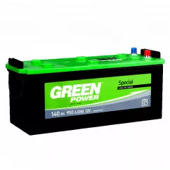 Грузовой аккумулятор GREEN POWER 6СТ-140Ah 950A Аз (EN) (000022365) (24435)