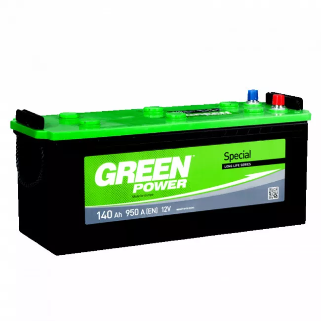 Грузовой аккумулятор Green Power  6СТ-140Ah Аз (000022365)