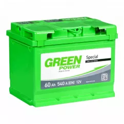 Автомобільний акумулятор GREEN POWER 6СТ-60Ah 540A АзЕ (EN) (000022358)