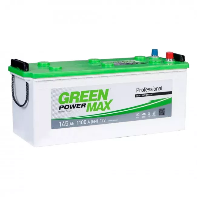 Автомобильный аккумулятор GREEN POWER MAX 6СТ-145Ah 1100А Аз (EN) (000022377)