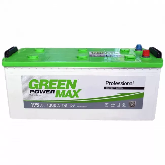 Вантажний акумулятор GREEN POWER MAX 6СТ-195Ah Аз (000022378) (24444)