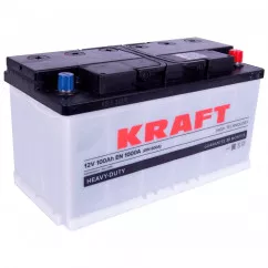 Автомобильный аккумулятор KRAFT 6СТ-100Ah 1000A АзЕ (EN) (76325)