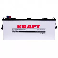 Грузовой аккумулятор KRAFT 6СТ-200Ah 1350A Аз (EN) (76327)