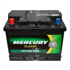 Аккумулятор Mercury Classic 6СТ-60Ah (+/-) (25918)