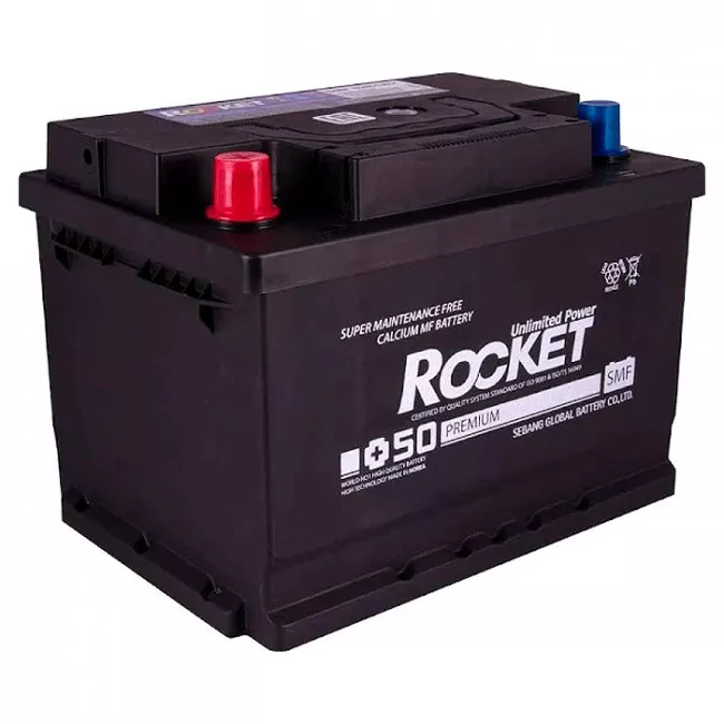 Автомобильный аккумулятор ROCKET 6СТ-62Ah Аз 540A (CCA) (SMF 62R-LB2) (61721)