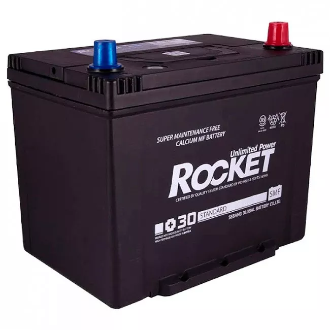 Автомобильный аккумулятор ROCKET Japan 6СТ-80Ah АзЕ 670A (CCA) (SMF 85D26L) (51467)