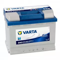 Аккумулятор Varta Blue Dynamic D43 6CT-60Ah (+/-) (560 127 054)