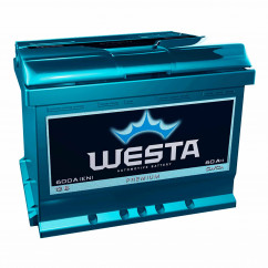 Автомобильный аккумулятор WESTA 6CT-60Аh АзЕ 600A (13028) (WPR6000LB2)