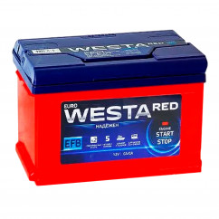 Аккумулятор Westa EFB Start-Stop 6CT-78Ah (-/+)