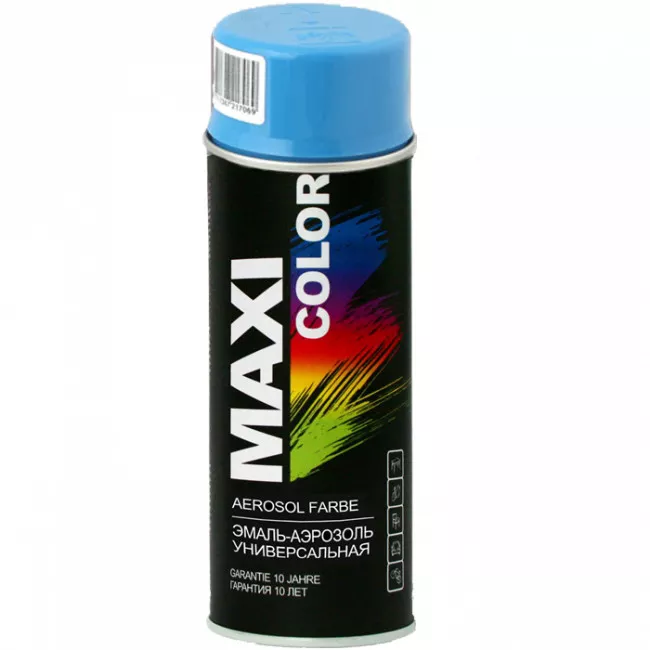 Эмаль MAXI COLOR аэрозольная декоративная небесно синяя 400 мл (MX5015)