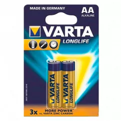 Батарейка VARTA Long Life AA BLI 2